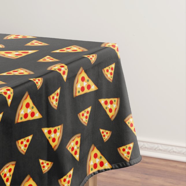 Toalha De Mesa Padrão legal e divertido de fatias de pizza (Posição Original)