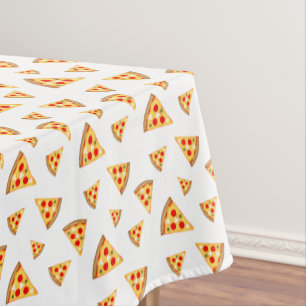 Toalha De Mesa Padrão legal e divertido de fatias de pizza