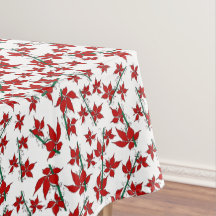 Padrão natalino floral de poinsettia vermelha
