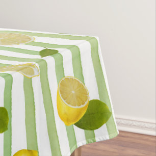 Toalha De Mesa Padrão Picnic Citrus Mediterrâneo