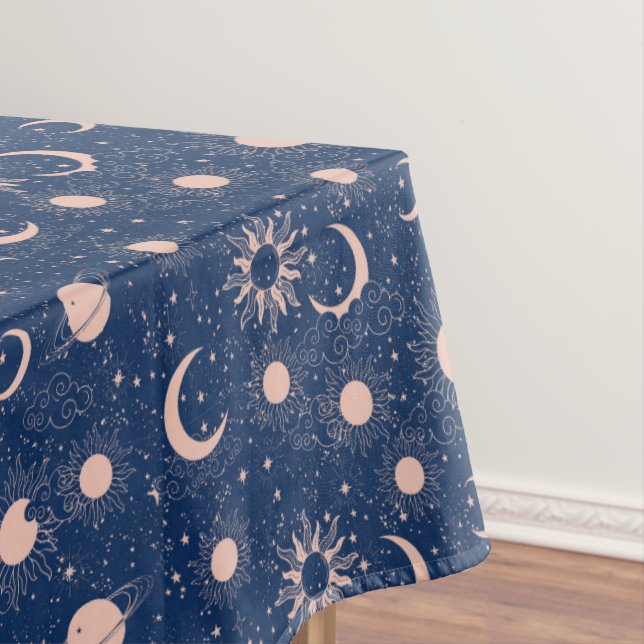Toalha De Mesa Padrão Planetas e Estrelas (Posição Original)