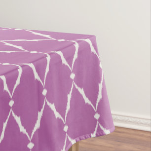 Toalha De Mesa Padrão quitat chevron roxo texturizado moderno