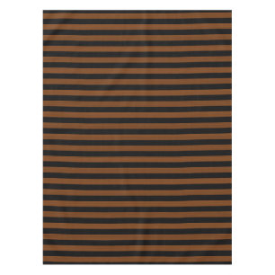 Toalha De Mesa Padrão sem costura de Black Stripes castanho