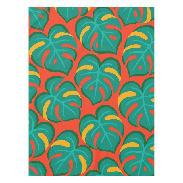 Toalha De Mesa Padrão Tropical Fiesta (Frente)