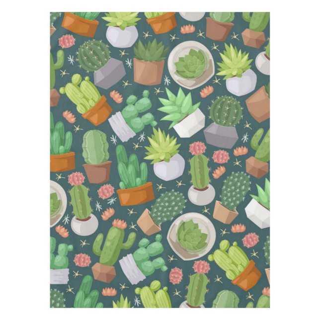 Toalha De Mesa Padrão vegetal (Frente)