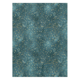 Toalha De Mesa Padrão verde azul-escuro do céu