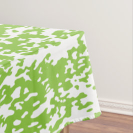 Toalha De Mesa Padrão Verde Lima Grunge - Decoração Abstrata de V