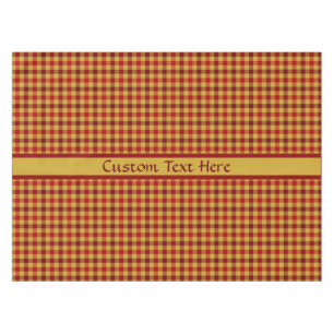 Toalha De Mesa Padrão Verificado de Xadrez de Tartan Clássico Ver