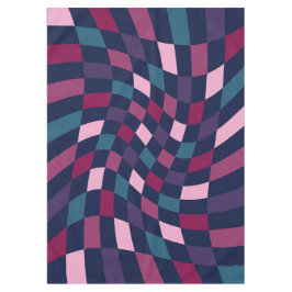 Toalha De Mesa Padrão Verificado por Retro Negrito