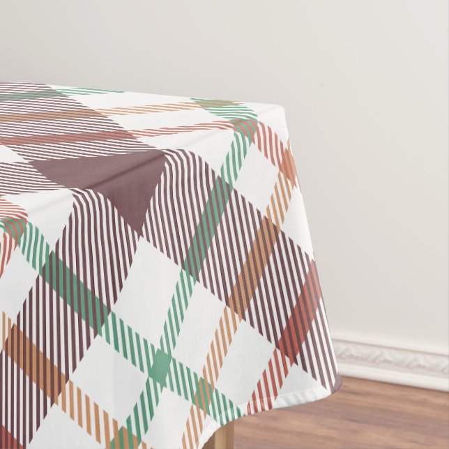 Toalha De Mesa Padrão Xadrez Clássico (Posição Original)