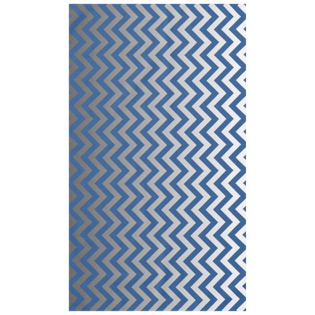 Toalha De Mesa Padrão ZIGZAG - gradientes de cinza + seu backgr. (Frente)