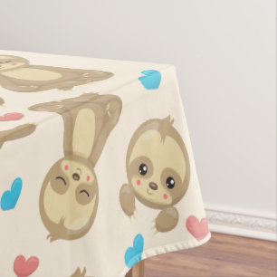 Toalha De Mesa Padrões De Laminhas, Laminhas Cutas, Corações