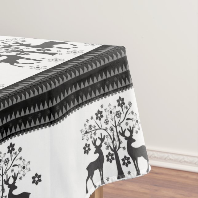 Toalha De Mesa Padrões de Natal (Posição Original)