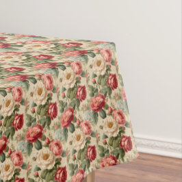 Toalha De Mesa Página Diário de Lixo do Vintage Rosa