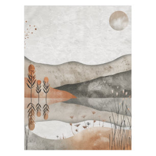 Toalha De Mesa Paisagem Boho Abstrato (3)