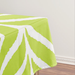 Toalha De Mesa Palm deixa padrão verde