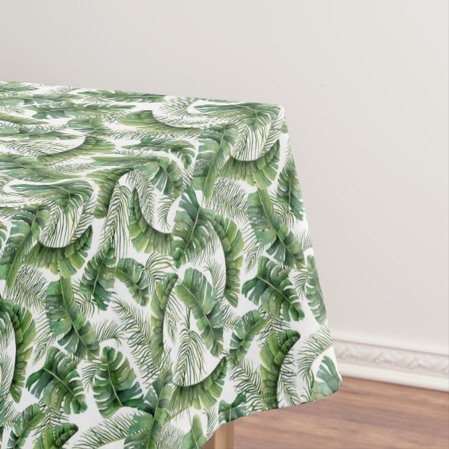 Toalha De Mesa Palmeiras tropicais de algodão (Posição Original)