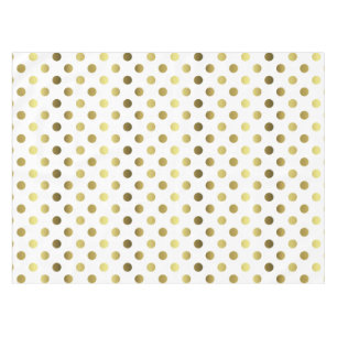 Toalha De Mesa Pano de mesa dourado das bolinhas