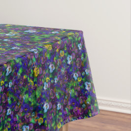 Toalha De Mesa Pansies [purple] table cloth 52x70 cotton