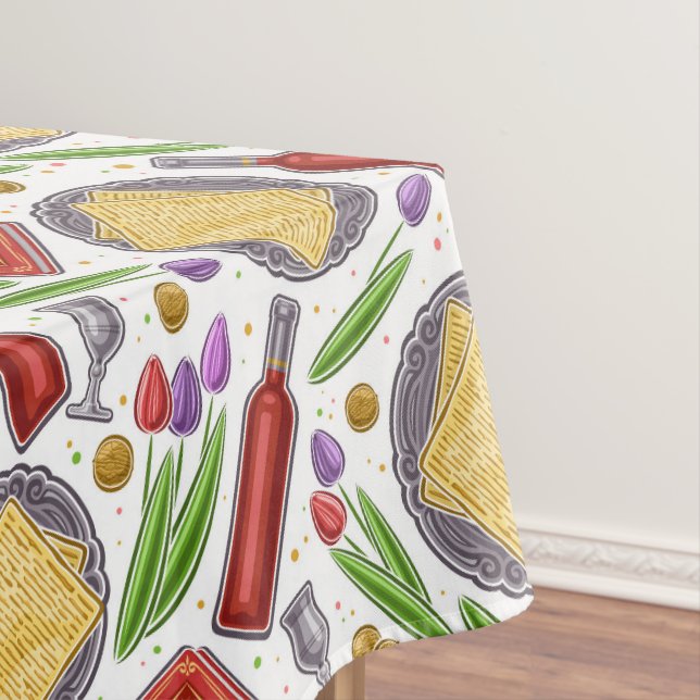 Toalha De Mesa Pão Ázimo e Vinho (Posição Original)