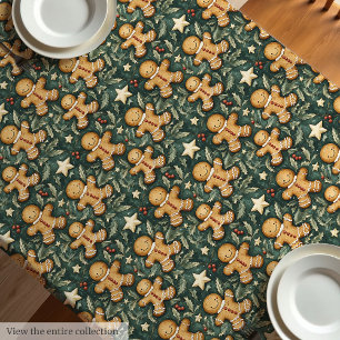 Toalha De Mesa Pão-de-gengibre-de-natal bonito