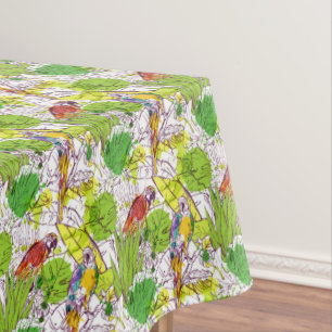 Toalha De Mesa Papagaios tropicais