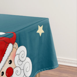Toalha De Mesa Papai Noel e Estrela