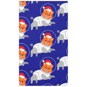 Toalha De Mesa papais noeis de natal feios de gato astronauta