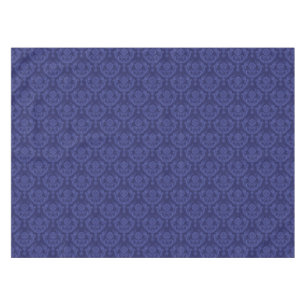 Toalha De Mesa Papel de parede floral azul luxuoso do damasco