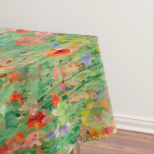 Toalha De Mesa Papel de Parede Floral de Campo de Glória de Verão