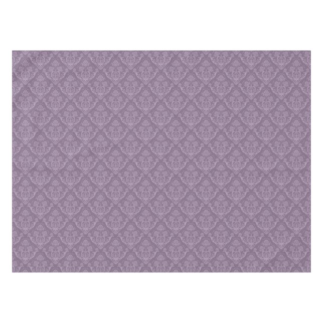 Toalha De Mesa Papel de parede floral roxo (Frente (Horizontal))