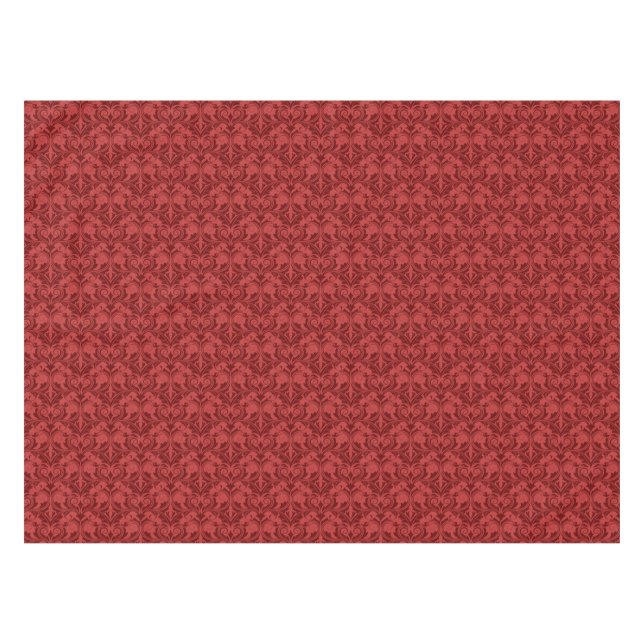 Toalha De Mesa Papel de parede vermelho (Frente (Horizontal))