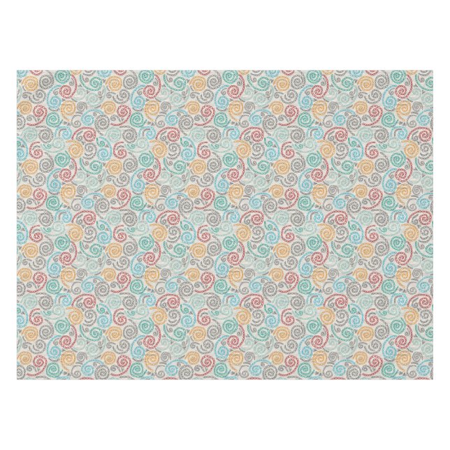 Toalha De Mesa Papel rumpled rico do bordado (Frente (Horizontal))