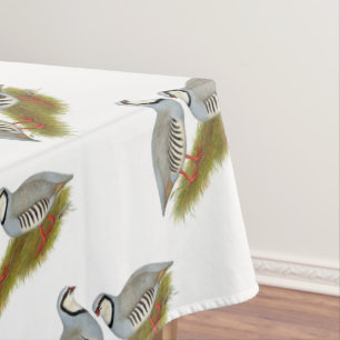 Toalha De Mesa Par de Chukar Partridge
