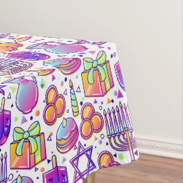 Toalha de mesa para celebração do Hanukkah