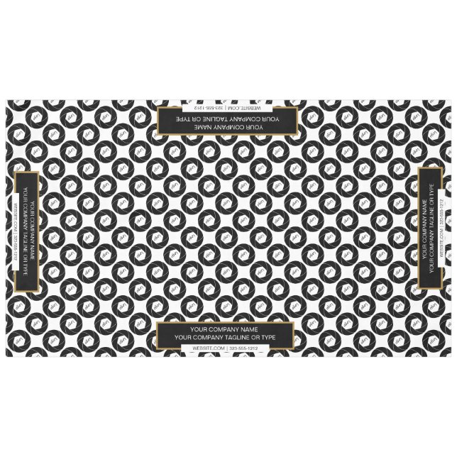 Toalha de mesa para feira comercial 60"x104" Doura (Frente (Horizontal))