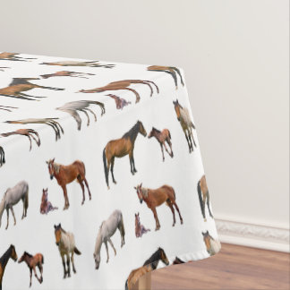Toalha de mesa para festa de pônei (escolha a cor)