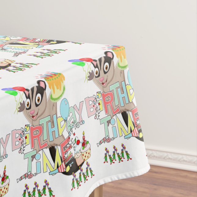 Toalha De Mesa Parabéns Possum Cake Tablecloth (Posição Original)