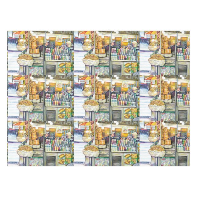 Toalha De Mesa Paraíso Pushcart (Frente (Horizontal))