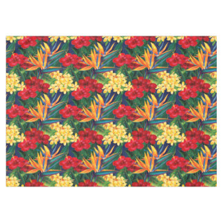 Toalha De Mesa Paraíso Tropical Havaiana Floral Grande