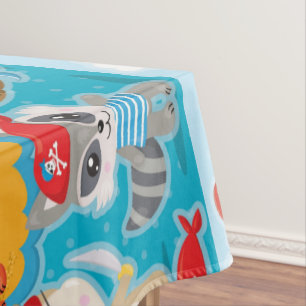 Toalha De Mesa Parceiro Pirata Aniversário