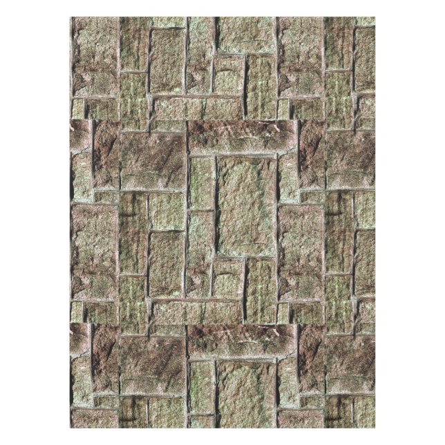 Toalha De Mesa Parede Pedra (Frente)