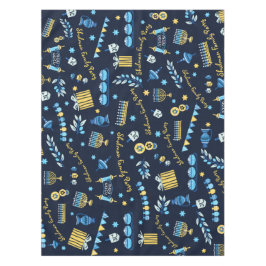 Toalha De Mesa Partido Personalizado Chanucá Menorah Dreidel