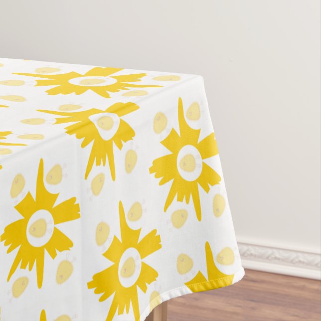 Toalha De Mesa Páscoa de Tablecloth Pintinhos Amarelos (Posição Original)
