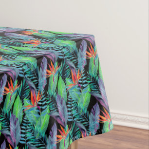 Toalha De Mesa Pássaro da aguarela de paraíso 2