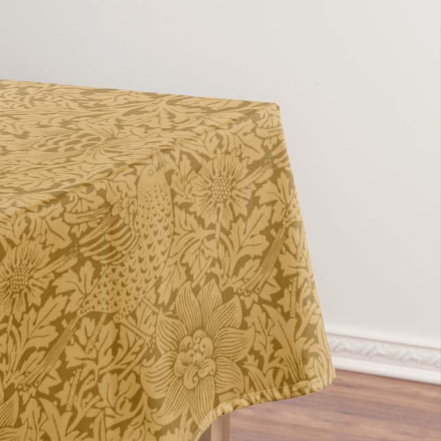 Toalha de mesa Pássaro e Anêmona de William Morris (Posição Original)