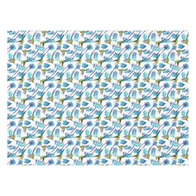 Toalha De Mesa Pássaros-do-mar Tropicais Longos (Frente (Horizontal))