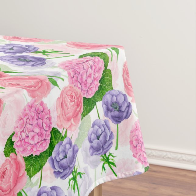Toalha De Mesa Pássaros e flores (Posição Original)