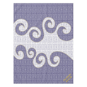 Toalha De Mesa Passover 52/70" Tablecloth "Passover Paisley Sea"