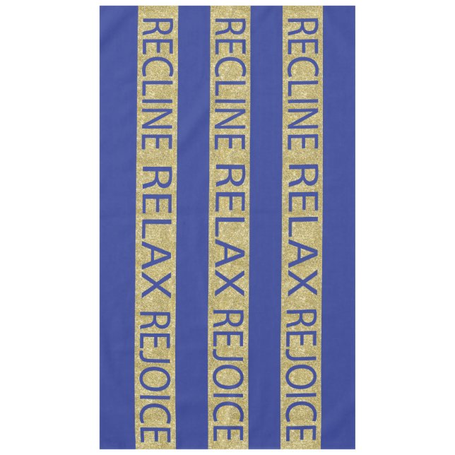 Toalha De Mesa Passover 60/104 Tablecloth "Passover RRR/BlueGold" (Frente)